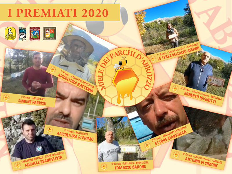 “Miglior miele dei Parchi d’Abruzzo 2020”: edizione rispettata nonostante le difficoltà della pandemia